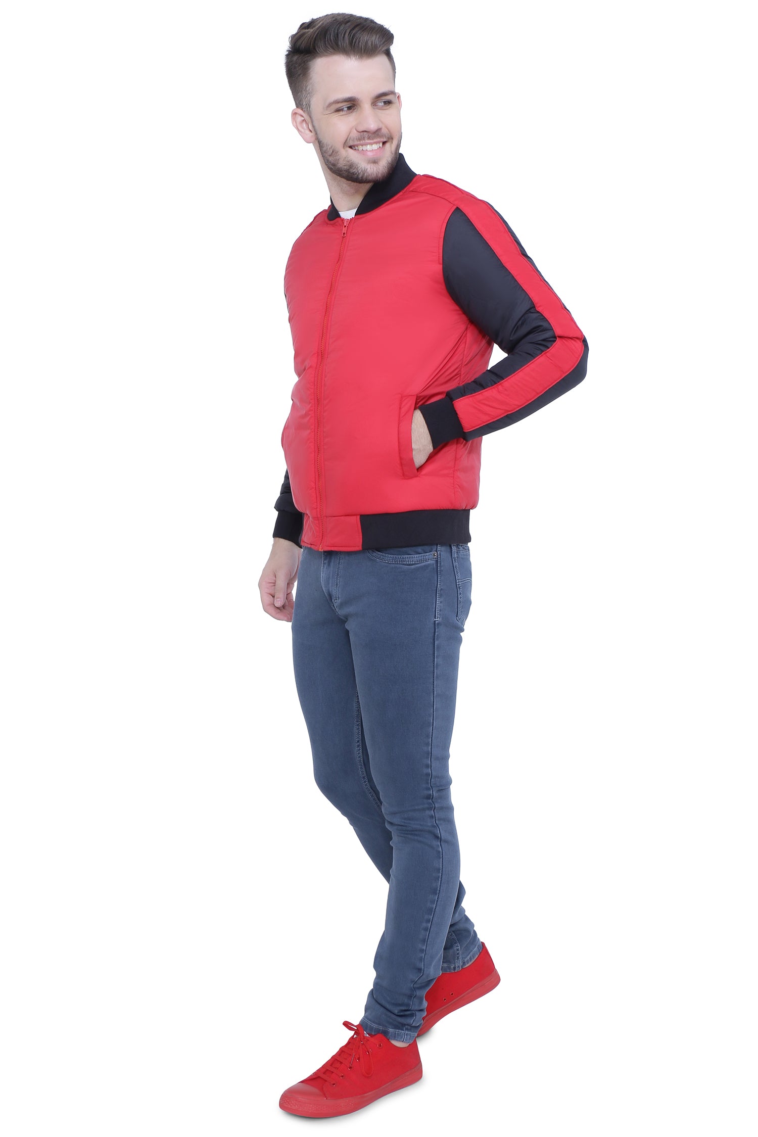 Red and Black Heater Jacket